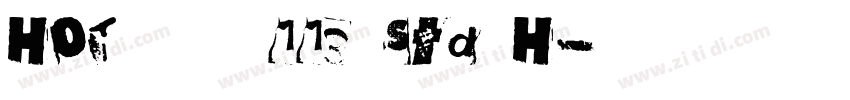 HOT 大髭113 Std H字体转换